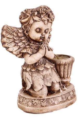 Gipsen beeldje religie 12x12x14cm