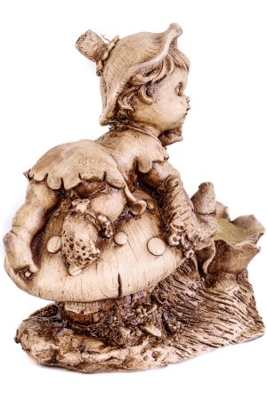 Gipsen beeldje religie 12x8x15cm